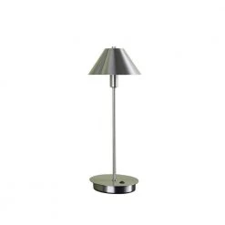17.5 in. Ryder Silver Nickel G-9 LED Table Lamp by ORE International