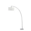 86 in. Silver Arc White Marble Allegro Floor Lamp by ORE International -Armacost Lighting Shop silver ore international floor lamps 6931snb 64 1000