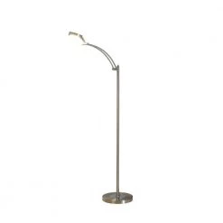 54 in. Tinsley Silver Integrated LED Task Floor Lamp by ORE International 9 54 in. Tinsley Silver Integrated LED Task Floor Lamp by ORE International -Armacost Lighting Shop silver ore international floor lamps hbl2315b 4f 1000