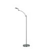 54 in. Tinsley Silver Integrated LED Task Floor Lamp by ORE International -Armacost Lighting Shop silver ore international floor lamps hbl2315b 64 1000