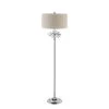62.25 in. Ayana Starburst Crystal Silver Chrome Floor Lamp by ORE International -Armacost Lighting Shop silver ore international floor lamps k 5158fb 64 1000