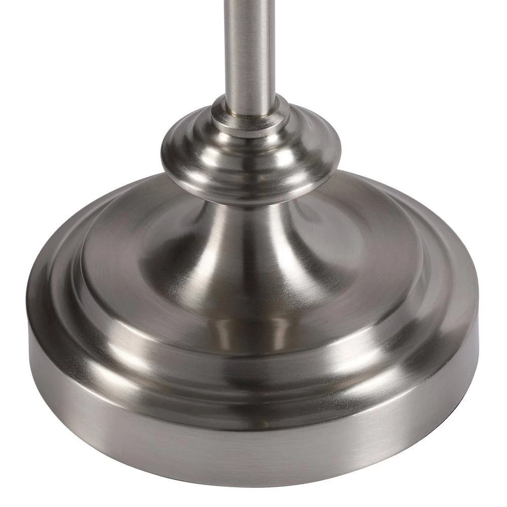 24.5 in. H Modern Silver Task Table Lamp by ORE International 6 24.5 in. H Modern Silver Task Table Lamp by ORE International - Image 4