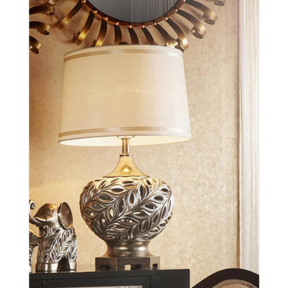 28.75 in. Kiara Silver Table Lamp by ORE International 4 28.75 in. Kiara Silver Table Lamp by ORE International - Image 2