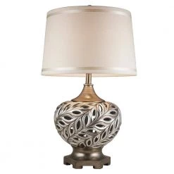 28.75 in. Kiara Silver Table Lamp by ORE International
