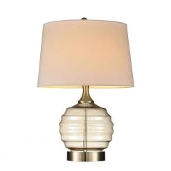 22.5 in. Tuscan Sun Glass Table Lamp by ORE International