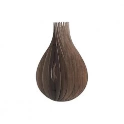 Acorus 19.75 in. Walnut Wood Ceiling Pendant/Table Lamp by ORE International