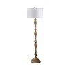 61.5 in. White and Brown Coastal Wood Effect Polyresin Floor Lamp by ORE International -Armacost Lighting Shop white and brown ore international floor lamps hbl2629 64 1000