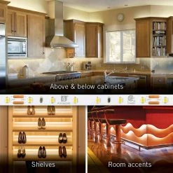 RibbonFlex Pro 16.4 ft. (5M) 24-Volt LED Tape Light, Soft Bright White(3000K), 60 LEDs/M by Armacost Lighting -Armacost Lighting Shop white armacost lighting led strip lights 145230 4f 1000