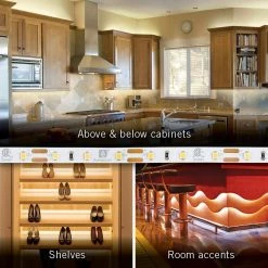 RibbonFlex Pro 32.8 ft. 12-Volt LED White Strip Light 60 LEDs/m in Bright White (4000K) by Armacost Lighting -Armacost Lighting Shop white armacost lighting led strip lights 152250 1f 1000