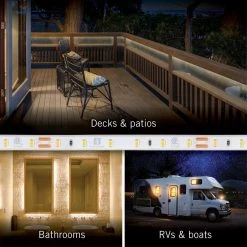 RibbonFlex Pro 24-Volt White Outdoor IP67 LED Tape Light 60 LED/m 4000K 32 ft. (10 m) by Armacost Lighting -Armacost Lighting Shop white armacost lighting led strip lights 155450 4f 1000