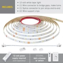 RibbonFlex Pro 8 ft. (2.5 m) 12-Volt White LED Tape Light 30 LED/m 5000K by Armacost Lighting -Armacost Lighting Shop white armacost lighting led strip lights 161210 c3 1000