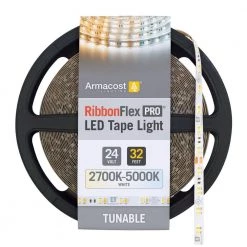 RibbonFlex Pro 24-Volt White CCT Tunable LED Strip Light Tape 32 ft. (10 m) by Armacost Lighting