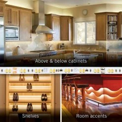 RibbonFlex Pro 24-Volt White Dim-to-Warm LED Strip Light Tape 32 ft. (10 m) by Armacost Lighting -Armacost Lighting Shop white armacost lighting led strip lights 185250 fa 1000