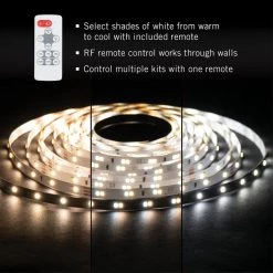RibbonFlex Home 16 ft. LED Tunable White Tape Light Kit with Remote by Armacost Lighting -Armacost Lighting Shop white armacost lighting led strip lights 421501 1f 1000