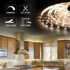 RibbonFlex Home 16 ft. LED Tunable White Tape Light Kit with Remote by Armacost Lighting -Armacost Lighting Shop white armacost lighting led strip lights 421501 4f 1000