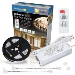 RibbonFlex Home 16 ft. LED Tunable White Tape Light Kit with Remote by Armacost Lighting