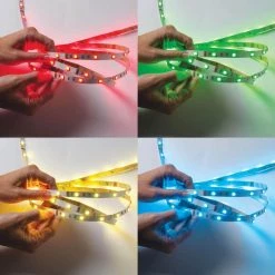 8.2 ft. LED RGB Color Changing Tape Light for Wet Locations by Armacost Lighting -Armacost Lighting Shop white armacost lighting led strip lights 611410 4f 1000