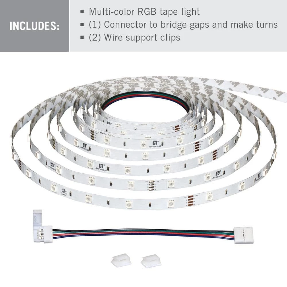 RibbonFlex Home 32.8 ft. (10 m) Multi-Color LED Tape Light 30 LEDs/Meter by Armacost Lighting 4 RibbonFlex Home 32.8 ft. (10 m) Multi-Color LED Tape Light 30 LEDs/Meter by Armacost Lighting - Image 2