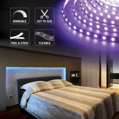 RibbonFlex Home 32.8 ft. (10 m) Multi-Color LED Tape Light 60 LEDs/Meter by Armacost Lighting -Armacost Lighting Shop white armacost lighting led strip lights 614250 4f 1000