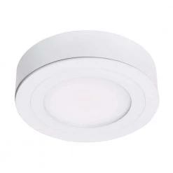 PureVue Dimmable Bright White LED Puck Light Matte White Finish by Armacost Lighting