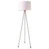 3 Legged White Floor Lamp by ORE International -Armacost Lighting Shop white ore international floor lamps 31181ivb 64 1000