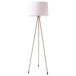 3 Legged White Floor Lamp by ORE International