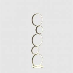 Else Nordic 38.5 in. 5 Ring Shaped White LED Metal Table Lamp by ORE International 13 Else Nordic 38.5 in. 5 Ring Shaped White LED Metal Table Lamp by ORE International -Armacost Lighting Shop white ore international lamp bases hbl2792 1f 1000