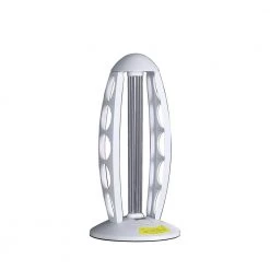 16.5 in. White UV Sterilized Table Lamp with Remote Control by ORE International